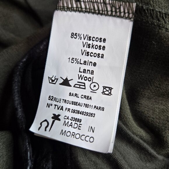 Caty Lesca Lace Up Green Maxi Skirt Size L Fairy Grunge Art To Wear Medieval - Picture 12 of 12